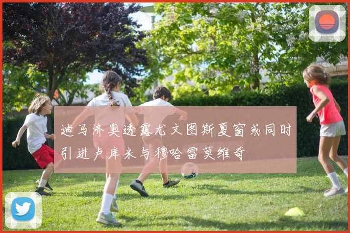 迪马济奥透露尤文图斯夏窗或同时引进卢库米与穆哈雷莫维奇